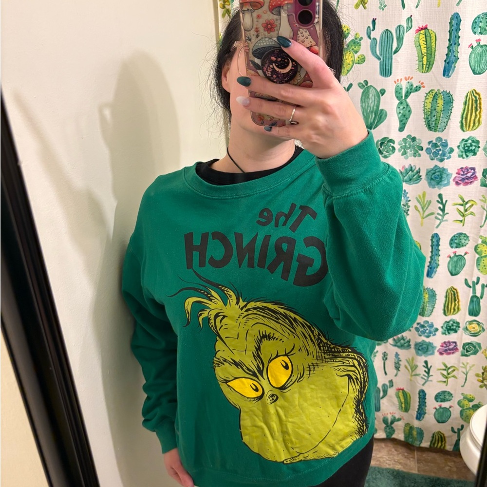 Green Grinch Sweatshirt